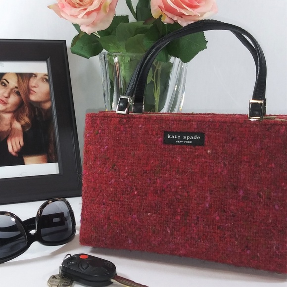 kate spade Handbags - Vintage Kate Spade Tweed Handbag
